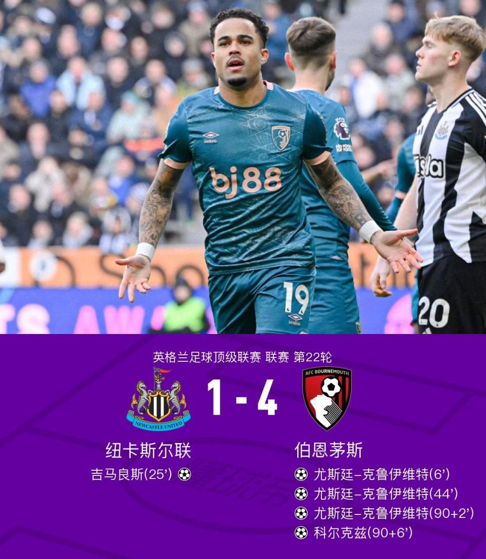 开云体育在线-伯恩茅斯击败升班马，成功摆脱降级区的简单介绍