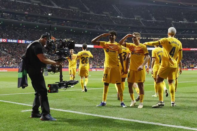 马德里竞技的胜利令球迷欣喜若狂 马德里竞技的胜利令球迷欣喜若狂