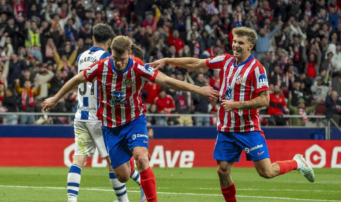 马德里竞技的胜利令球迷欣喜若狂 马德里竞技的胜利令球迷欣喜若狂